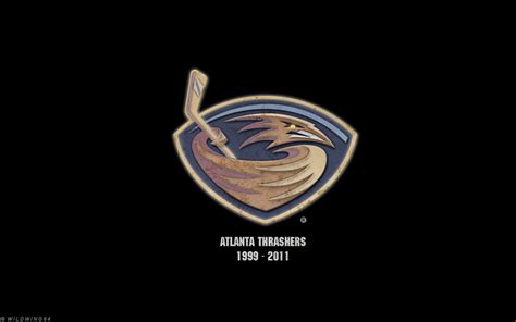 Atlanta Thrashers - Metallic logo wallpaper by wildwing64 on deviantART