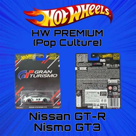 Nissan Gt R Nismo Gt Hot Wheels Premium Pop Culture Shopee Malaysia