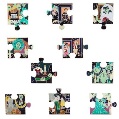 The Haunted Mansion Limited Edition Mystery Puzzle Pin | Disney Store