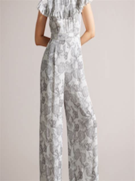 Buy Ted Baker Floral Printed Ruffled Basic Jumpsuit Jumpsuit For