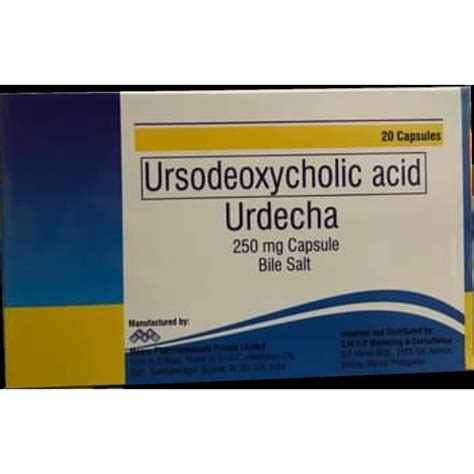 Urdecha Ursodeoxycholic Acid 250mg Capsule 20s Price In The