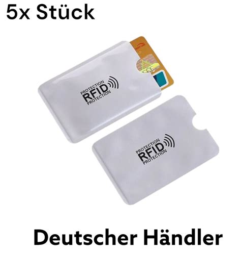 X Rfid Schutzh Lle Blocker Nfc Datenschutz Ec Karte Kreditkarten