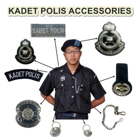 Kadet Polis Accessories Set Or Aksesori Kadet Polis Lazada