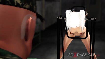 First Time Hard Fuck For Horny Japanese College Girl Slave In The Military Base Camp