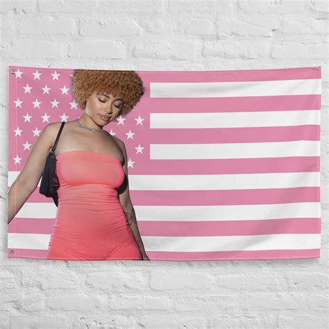 Ice Spice Pink Usa America Flag Tapestry Wall Decor X Ft Etsy Uk