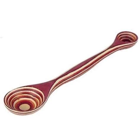 Island Bamboo Pakka Wood Teaspoon And Tablespoon Red Lifetime Kitchen