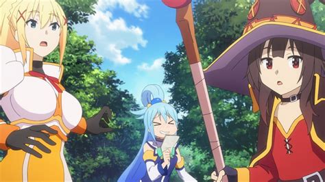 KonoSuba Dublagem da 3ª temporada estreia na Crunchyroll