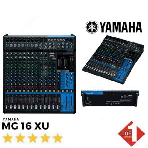 Jual Mixer Audio Yamaha MG 16 XU Original Shopee Indonesia