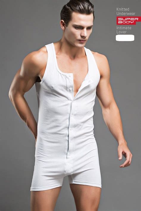 2018 Wholesale Sexy Men Bodysuit Gay Penis Pouch Man Body Suits Superbody Sexy Man Bodywear