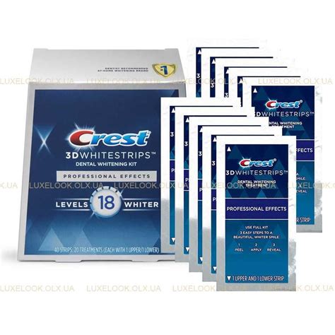 Отбеливающие полоски Crest 3D White Professional Effects - 10пакетиков ...