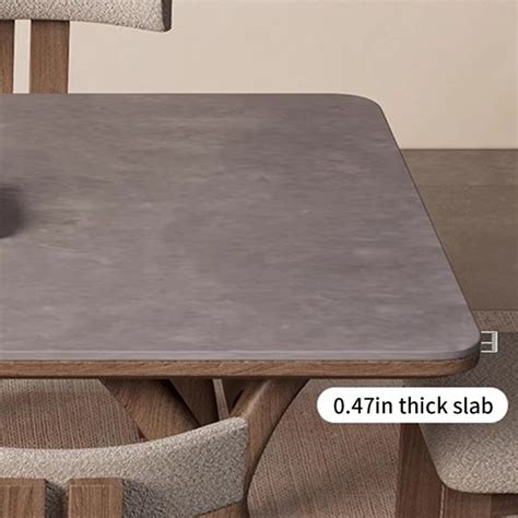 ASS Comfort Zone Modern Minimalist Wood Stone Dining Table Chair Wayfair