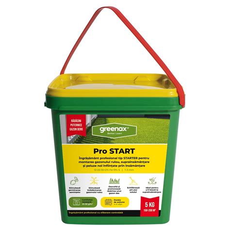 Ingrasamant Profesional Pentru Gazon Greenax Pro START 12 22 10 2