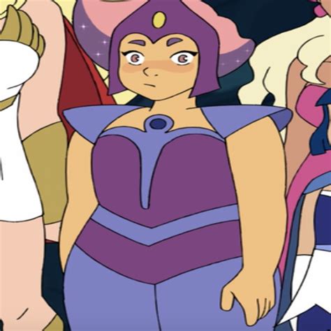 Glimmer Puts On Her Character S Iconic Purple Headdress At One Point Power Season She Ra