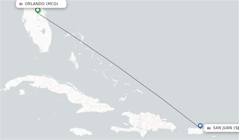 Direct (non-stop) flights from Orlando to San Juan - schedules ...
