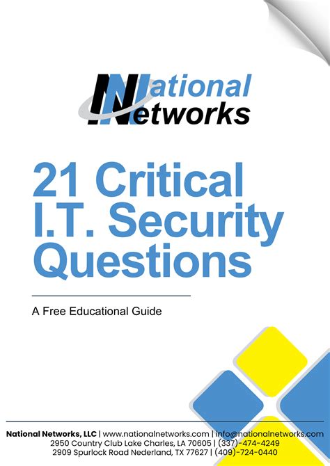 Free IT Reports & Resources for Your Business | National Networks