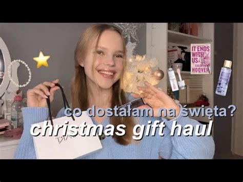 Co Dosta Am Na Wi Ta Christmas Gift Haul Youtube