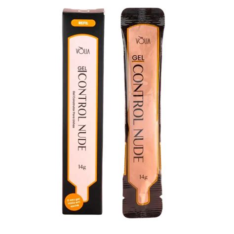 V Lia Refil Sach Gel Control Nude Para Alongamento De Unhas Gel Fibra Nail Designer G