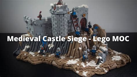 Lego Castle Moc Medieval Castle Siege Youtube