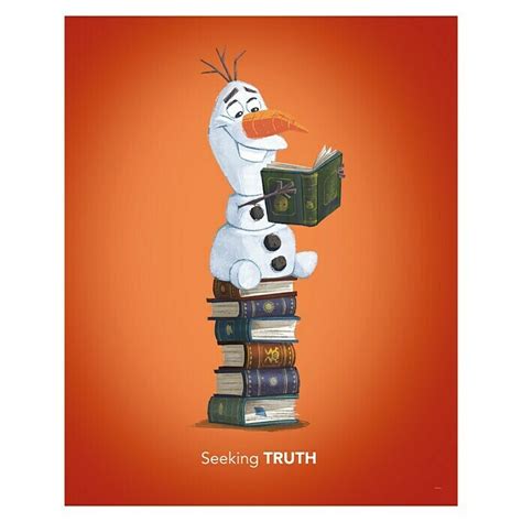 Komar Disney Edition Poster Frozen Olaf Reading Disney B X H X