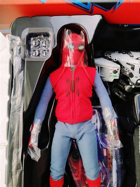 Hot Toys Spiderman Home Made Suit Hobbies Toys Toys Games On Carousell