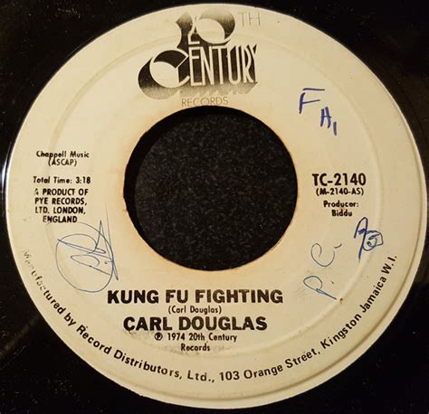 Carl Douglas Kung Fu Fighting Gamblin Man 1974 Vinyl Discogs