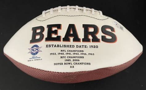 Gale Sayers Signed Chicago Bears Football Autographed Full Size Bas