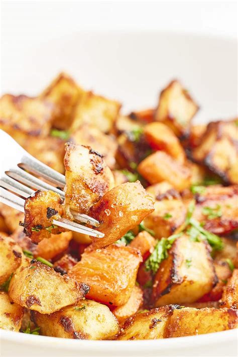 Roasted Potatoes And Carrots Cheerful Cook