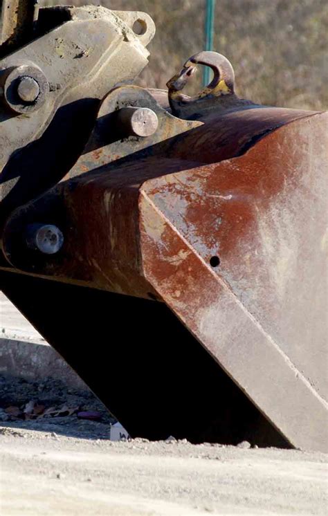 Backhoe Bucket Stock Photo Steinmixedmedia