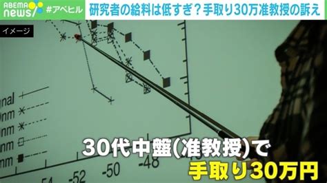 「准教授の手取り＝月30万円」は夢がなさすぎ？ 東大院卒→ハーバード研究者の経歴で直面した絶望とソリューション 経済・it Abema