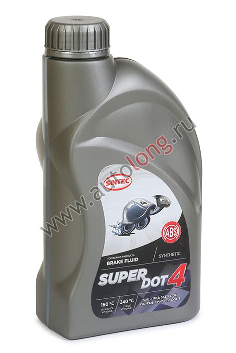 Тормозная жидкость SUPER DOT-4 SINTEC 910 г купить по низким ценам в ...