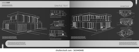 Architecture Portfolio Cover Sketsa