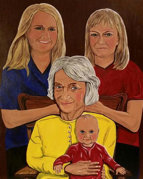 Four Generations Painting By Robert H Baxter Fine Art America