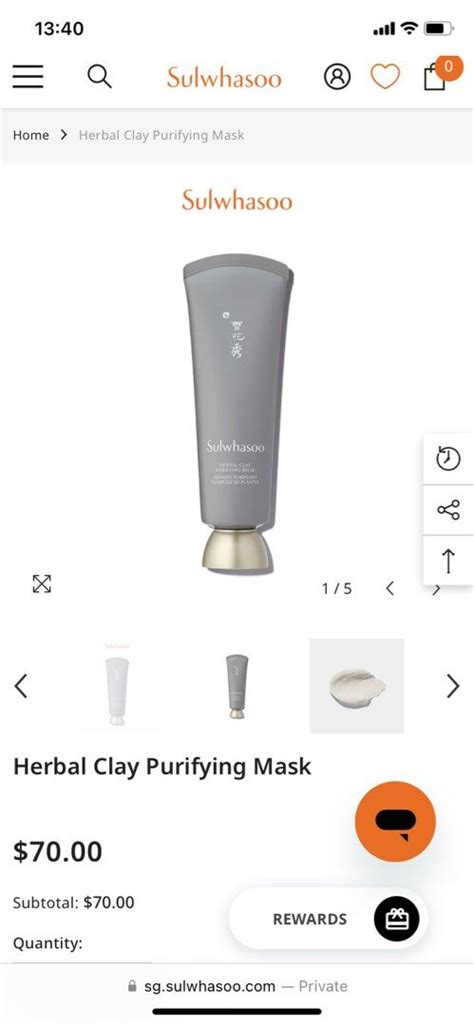 Sulhwasoo Herbal Clay Purifying Mask, Beauty & Personal Care, Face ...