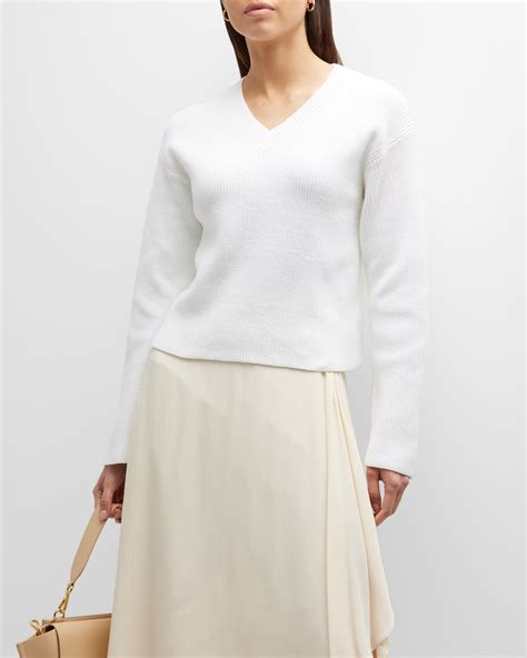 Vince Drop Shoulder V Neck Pullover Sweater Smart Closet