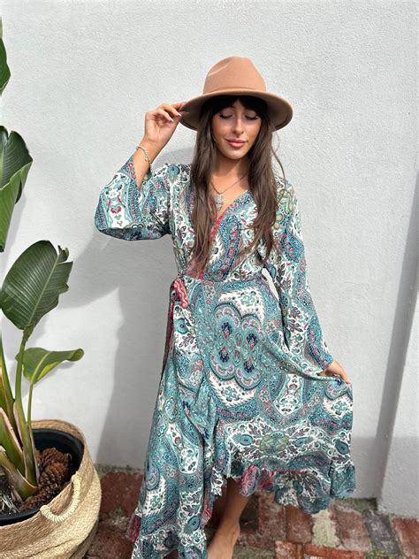 DRESS LDR WRAP MAXI CALYPSO Naked Gypsy