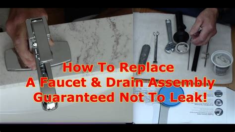 How To Replace A Bathroom Sink Drain Assembly Youtube