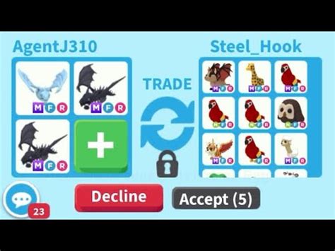 Successful Mega Trades In Adopt Me Roblox Roblox Adoptme Gaming