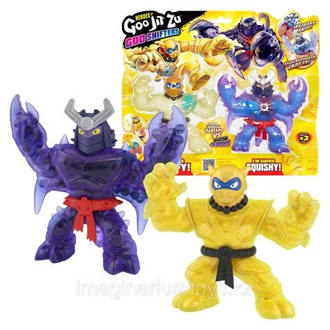 Goo Jit Zu Shifters Гуджитсу Оборотни двойной набор Золотой Пантаро и ...