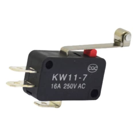 Kit 100 Peças Chave Micro Switch 29mm Roldana 16A 250V KW11 7 1