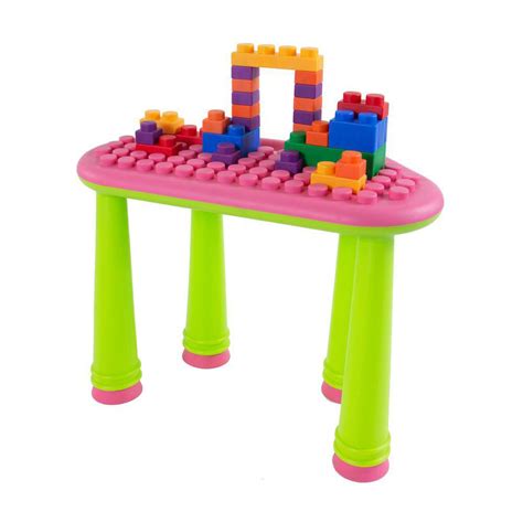 Mesa Block Constructores Rosada Koala Kids Cemaco