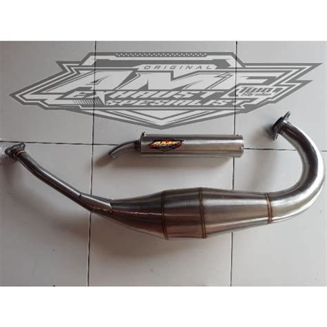 Jual Knalpot Amf Stainless Kawasaki Ninja R Ss Rr Kr Type Std C