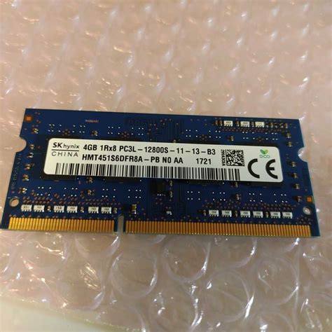 Yahoo!オークション - ノートPC用メモリ SK HYNIX HMT451S6DFR8A-PB PC...