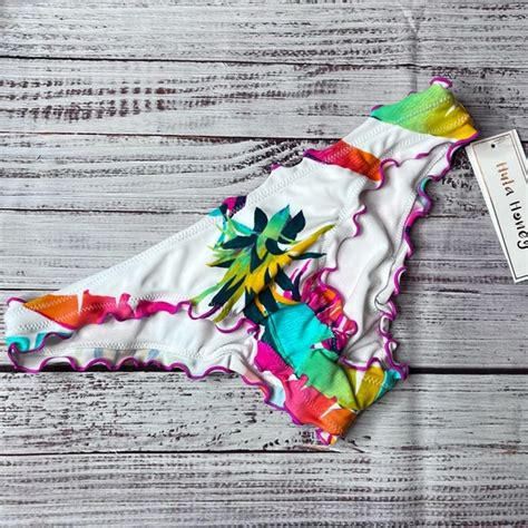 Hula Honey Swim Hula Honey Bikini Swim Bottom White Poshmark