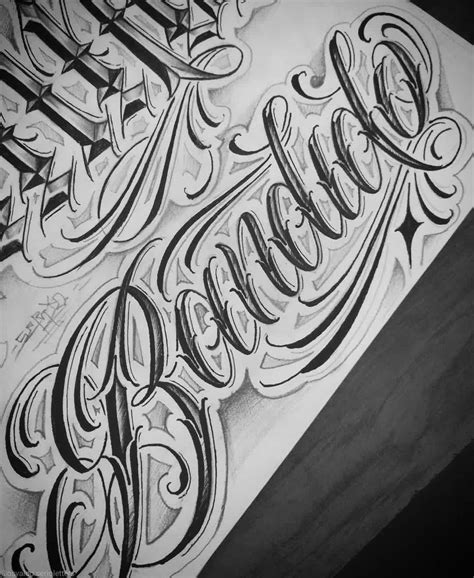 Chicano Tattoos Lettering Tattoo Fonts Cursive Graffi
