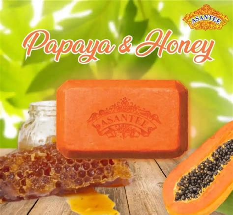 Asantee Papaya And Honey Soapauthentic Thai Herbs Helps Fight Acne And