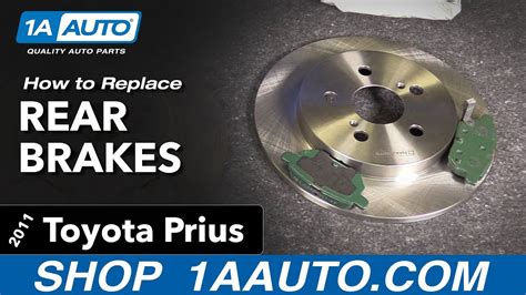 How To Replace Rear Brakes 10 17 Toyota Prius YouTube