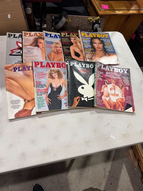 Vintage Playboy magazines