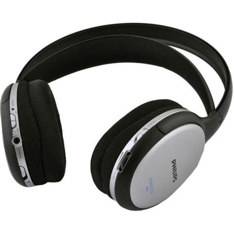 Полноразмерные беспроводные наушники Philips SHC5100/10 Silver\Black на ...