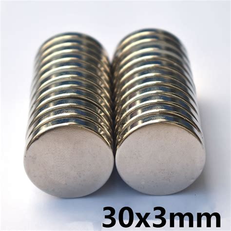 2PCS 30mm X 3mm Super Strong Round Disc Magnets 30 3 30x3 Rare Earth