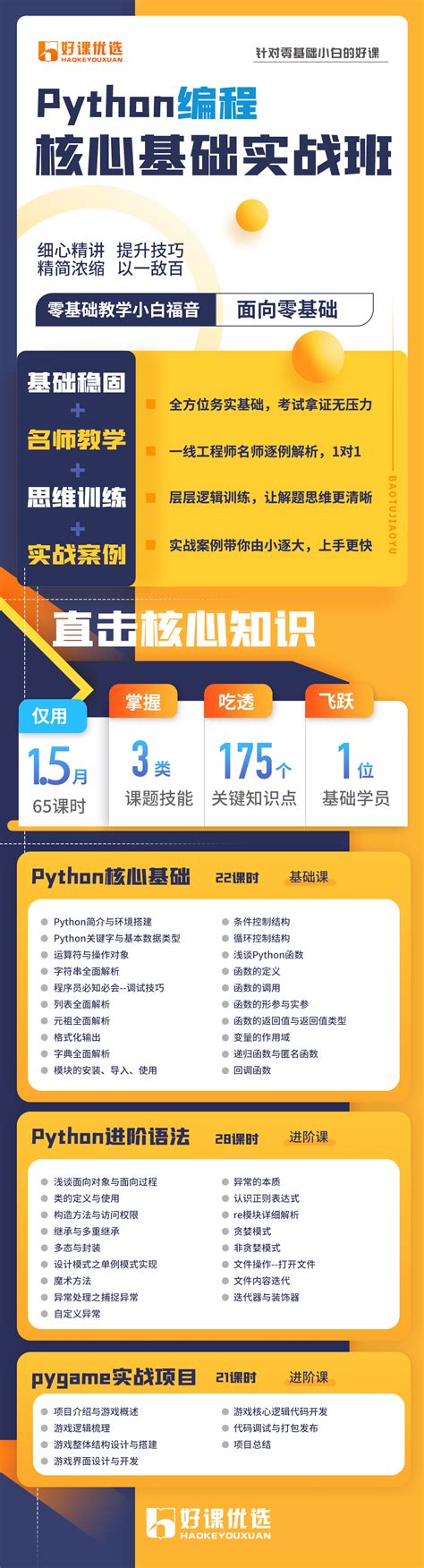 Python基础班（项目实战） 学习视频教程 腾讯课堂